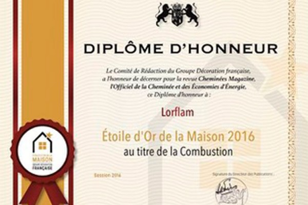 Diplome d'honneur